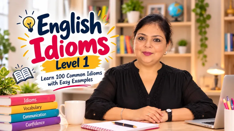 English Idioms — Level 1 poster